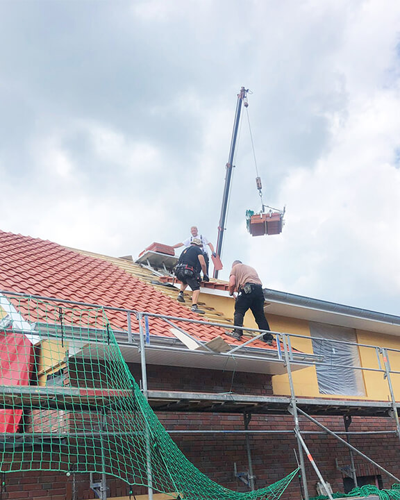 MTE Bauunternehmen - Dachsanierung